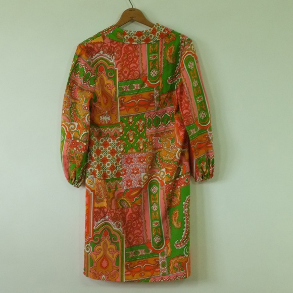 vintage mod 1960s dress | vtg retro 1960s dress - Picture 11 of 16